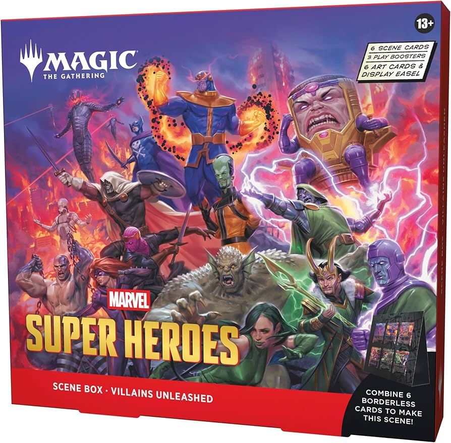 Scene Box Display (1 cajas) Marvel Super Heroes - Villains Unleashed Inglés - Magic The Gathering (Copia)