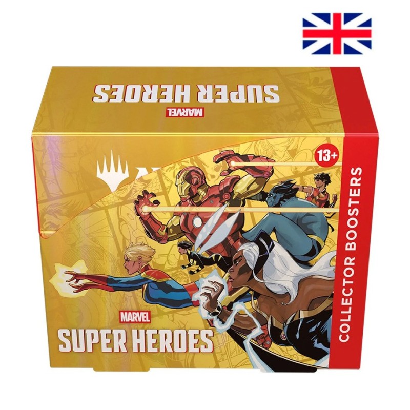 Collector Booster Display (12 sobres) Marvel Super Heroes Inglés - Magic The Gathering
